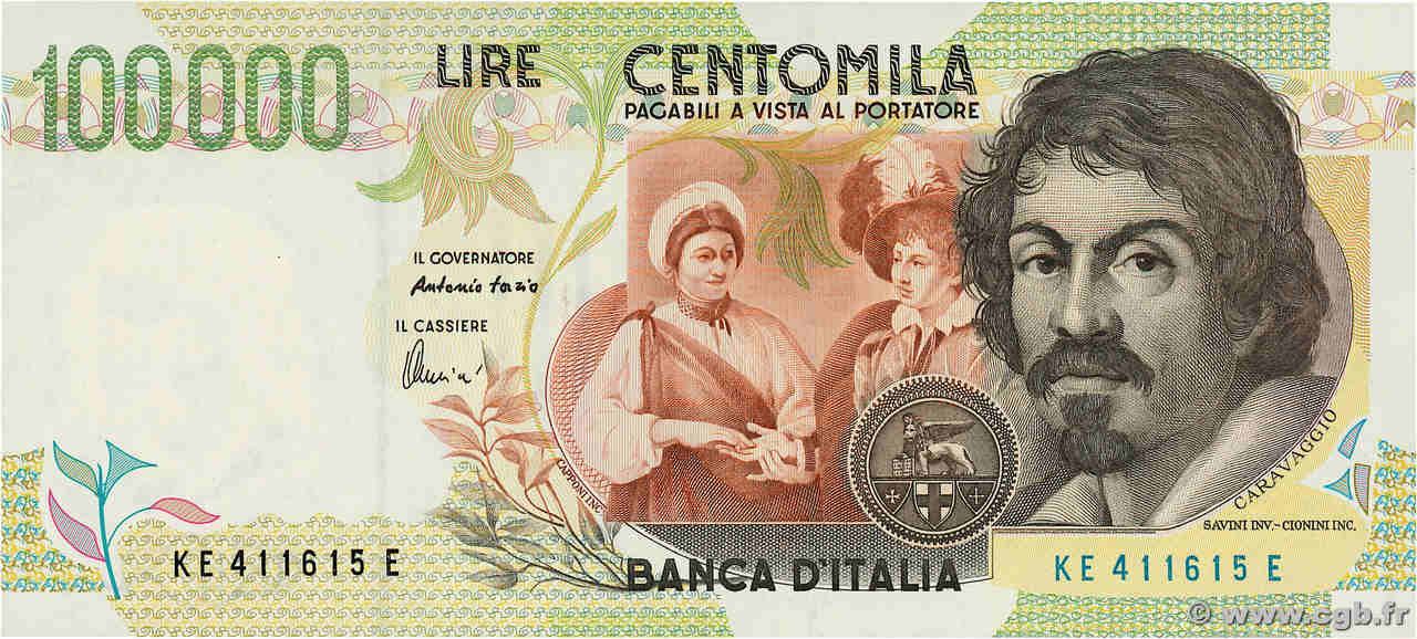 100000 Lire ITALIE  1994 P.117b NEUF
