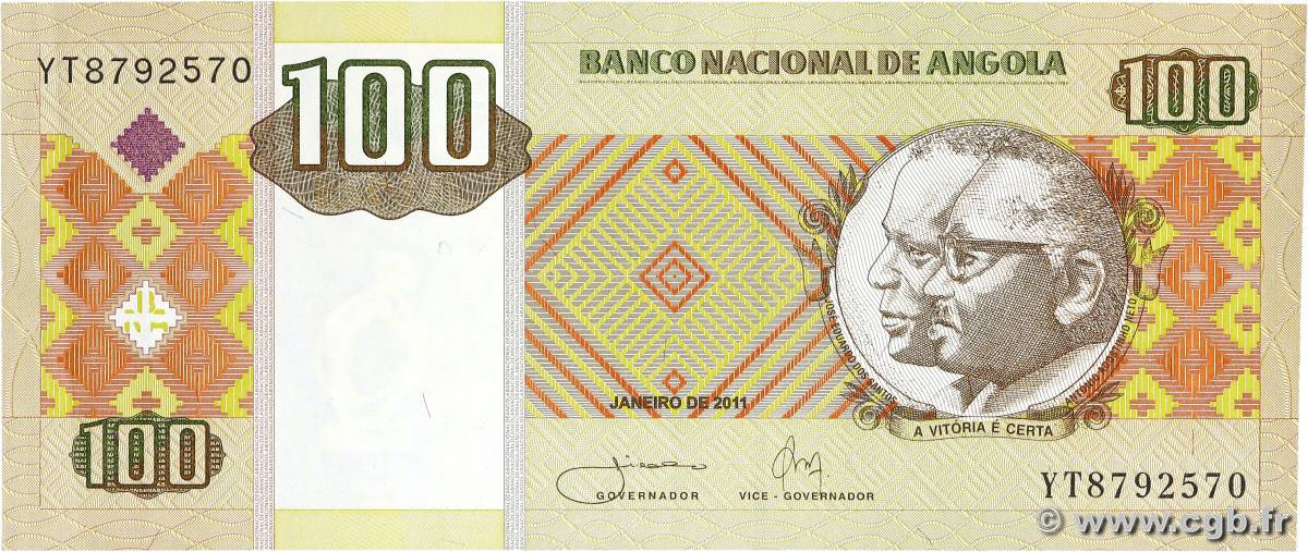 100 Kwanzas ANGOLA  2011 P.147b fVZ