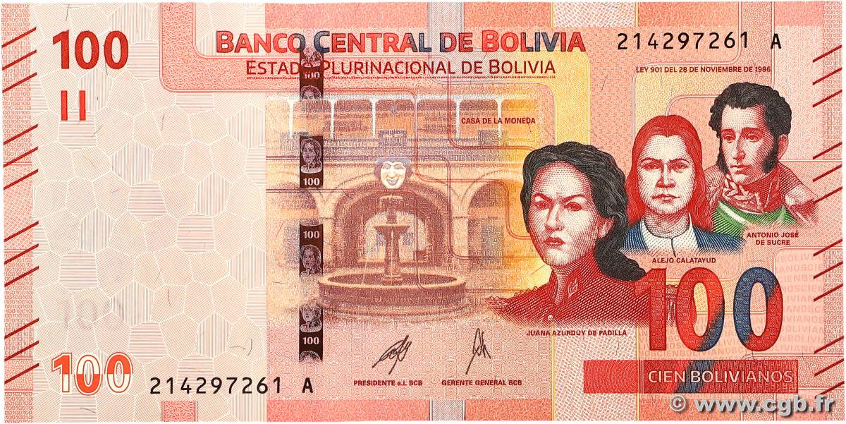100 Bolivianos BOLIVIE  2017 P.251 NEUF