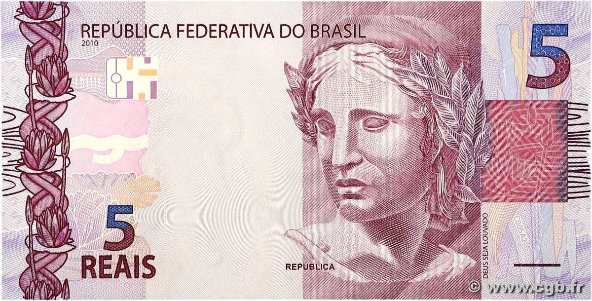 5 Reais BRÉSIL  2010 P.253b NEUF