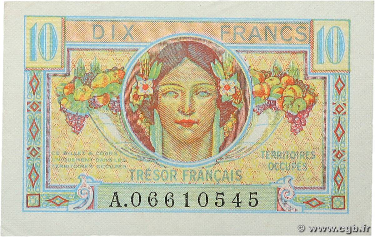 10 Francs TRÉSOR FRANÇAIS FRANCE  1947 VF.30.01 XF