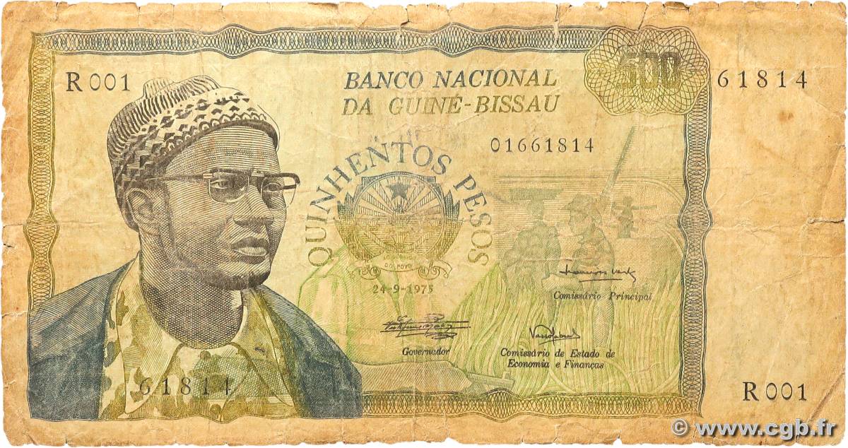 500 Pesos GUINEA-BISSAU  1975 P.03 G