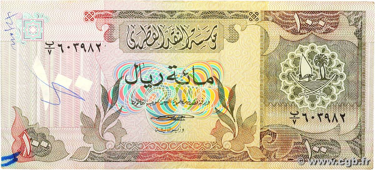 100 Riyals KATAR  1980 P.11 fSS