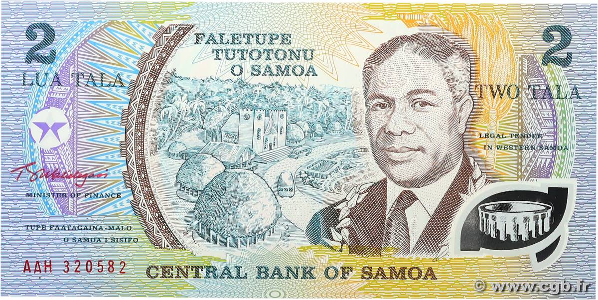 2 Tala SAMOA  1990 P.31e ST