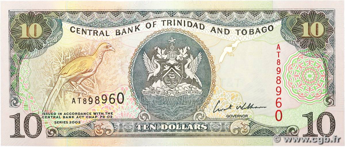 10 Dollars TRINIDAD UND TOBAGO  2002 P.43 fST