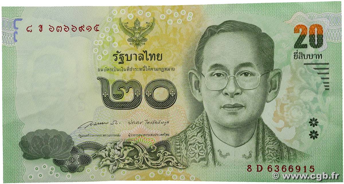 20 Baht THAILAND  2015 P.118 fVZ