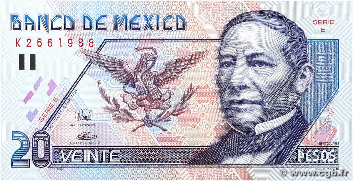 20 Pesos MEXIQUE  1994 P.106a SPL+