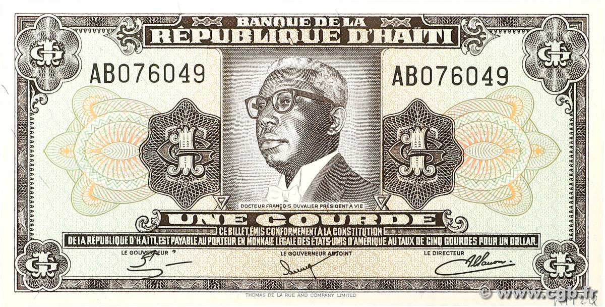 1 Gourde HAITI  1979 P.239 UNC