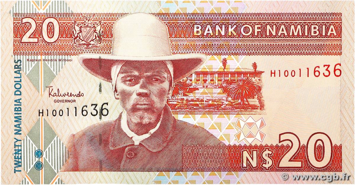 20 Namibia Dollars NAMIBIA  1996 P.05a UNC
