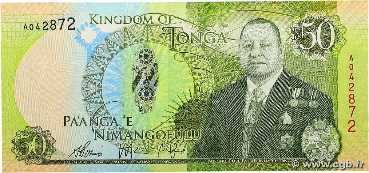 50 Pa anga TONGA  2015 P.48 UNC