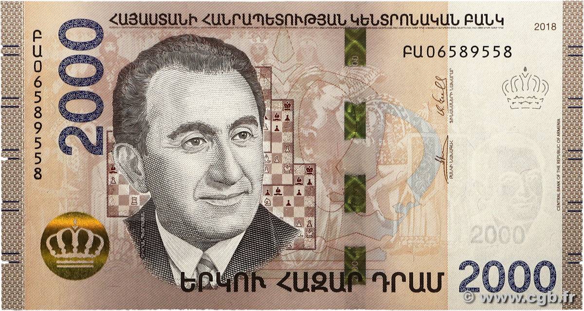 2000 Dram ARMENIA  2018 P.62 UNC
