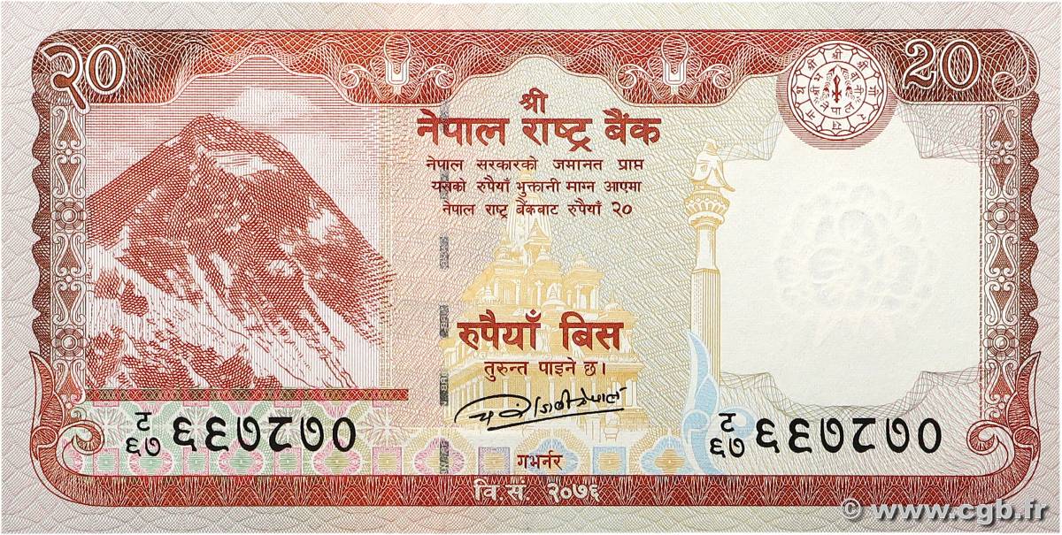 20 Rupees NEPAL  2020 P.78 UNC
