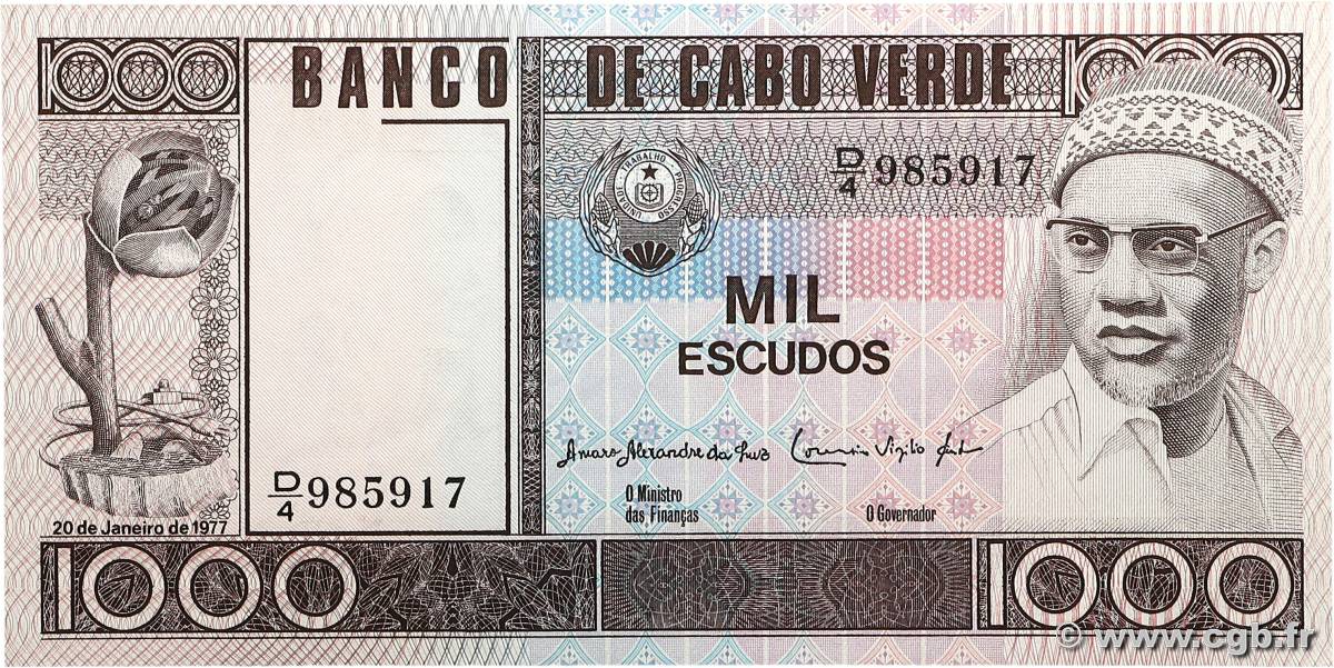 1000 Escudos CAPE VERDE  1977 P.56a UNC-