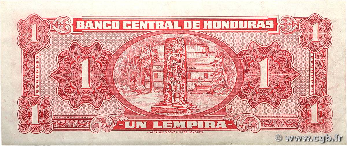 1 Lempira HONDURAS 1951 P.045a 543677 Banknotes