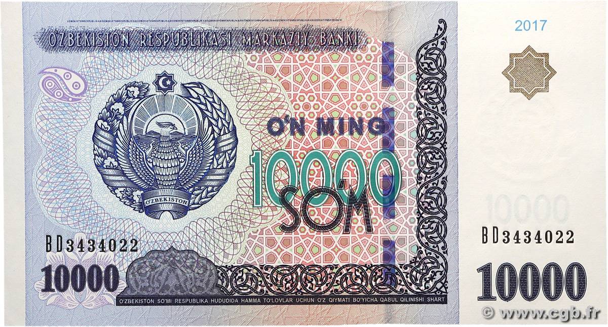 10000 Sum OUZBEKISTAN  2017 P.84 pr.NEUF