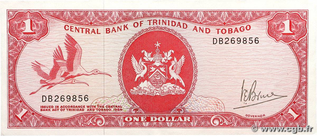 1 Dollar TRINIDAD UND TOBAGO  1977 P.30a fST