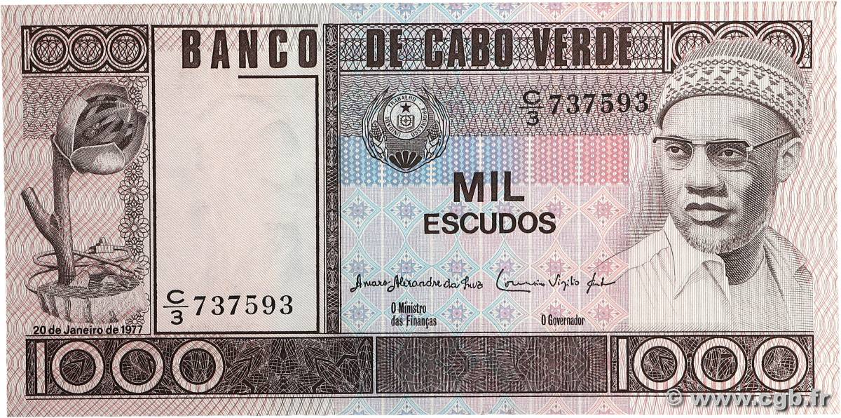 1000 Escudos CAPE VERDE  1977 P.56a UNC-