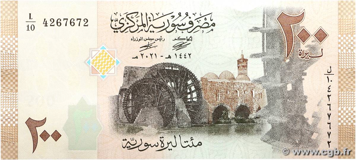 200 Pounds SYRIEN  2021 P.114 fST+