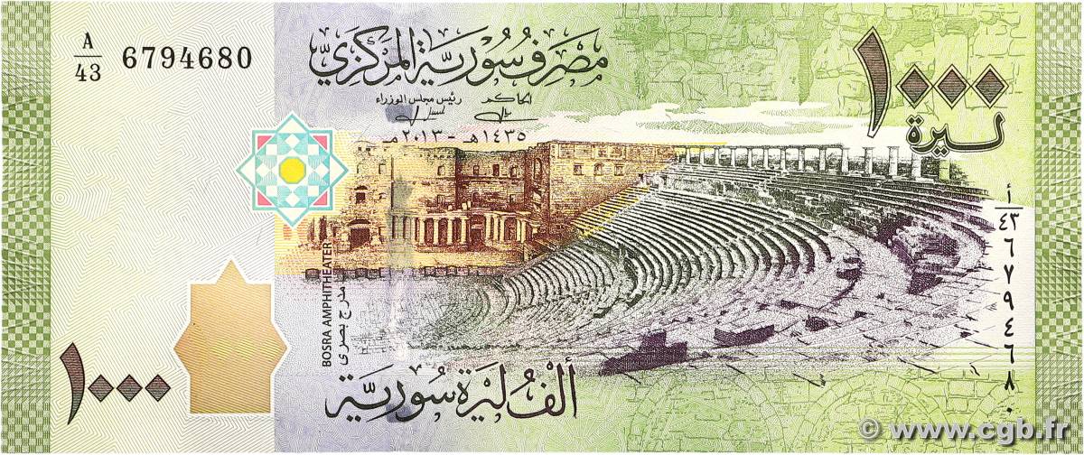1000 Pounds SYRIEN  2013 P.116 ST