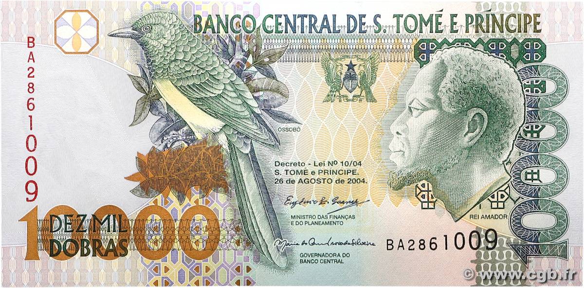 5000 Dobras SAINT THOMAS et PRINCE  2004 P.066c NEUF