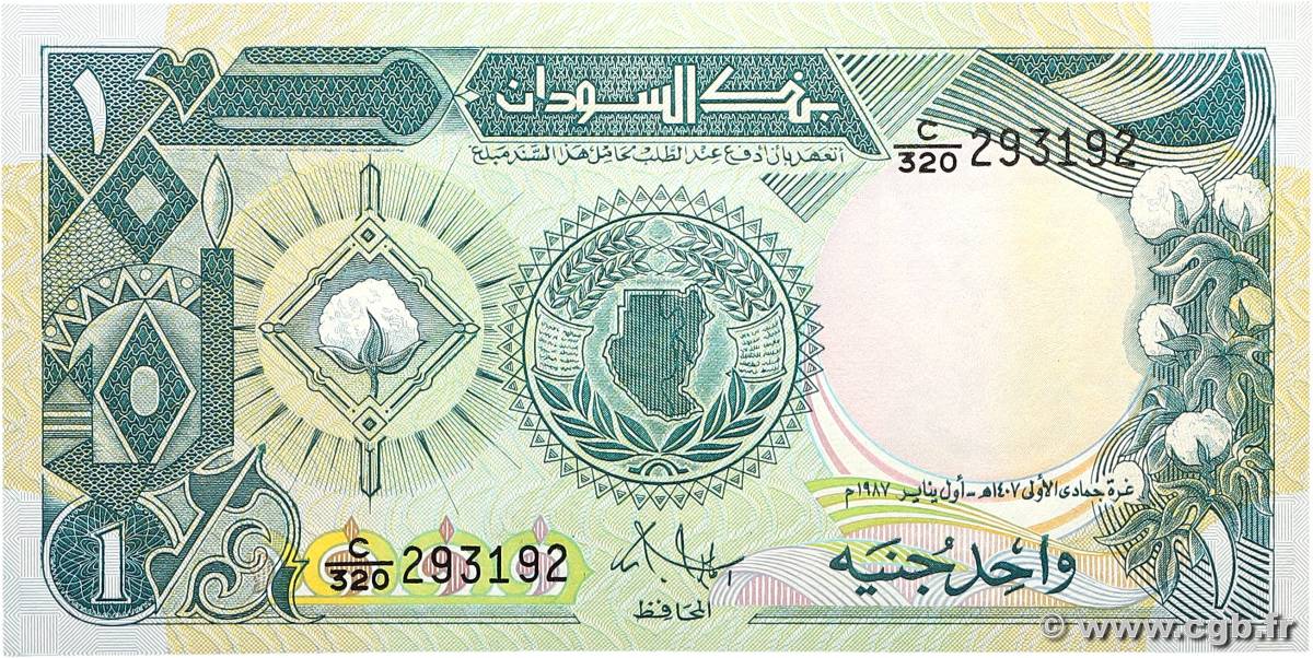 1 Pound SOUDAN  1987 P.39 NEUF