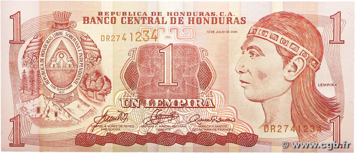 1 Lempira HONDURAS  2006 P.084e NEUF