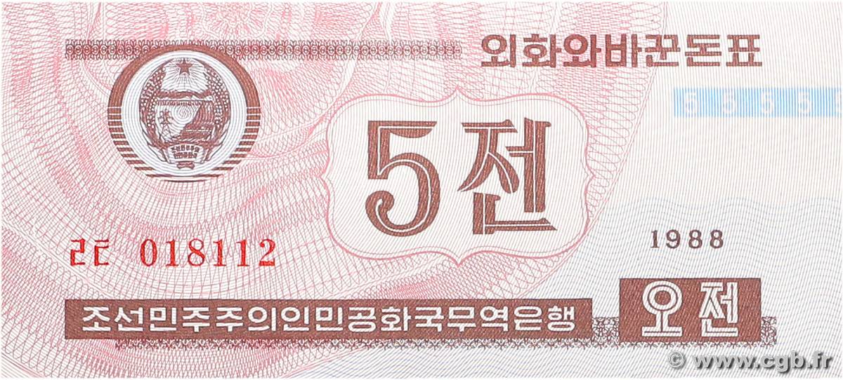 5 Chon NORTH KOREA  1988 P.24 UNC