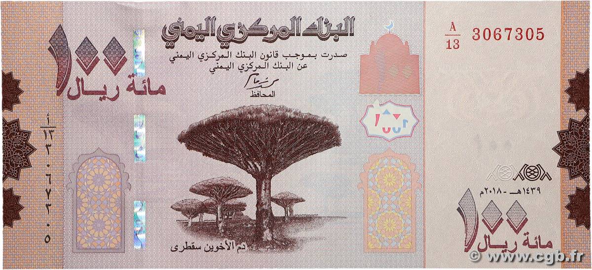 100 Rials REPUBLIK JEMEN  2018 P.37 ST