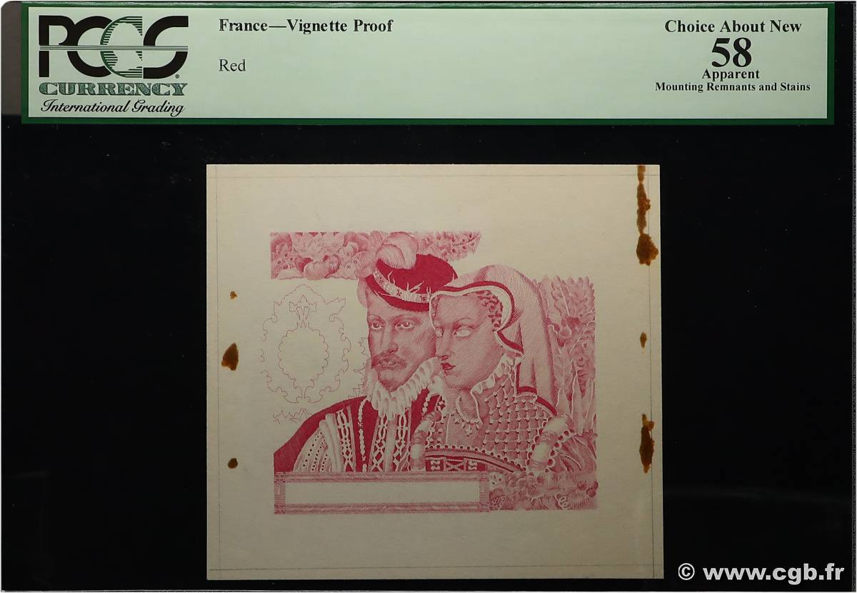 100 ? HENRI II DIANE DE POITIERS Non émis FRANCE  1954 NE.1954.02a SPL