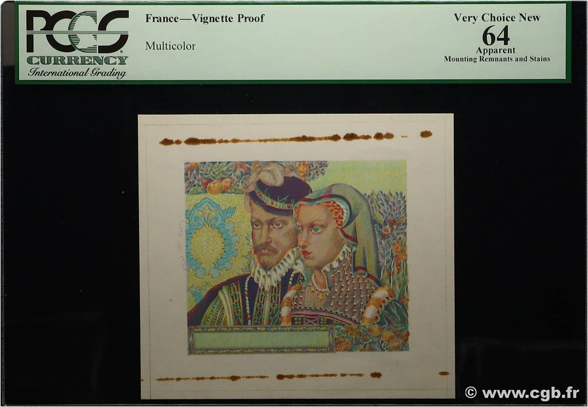 100 ? HENRI II DIANE DE POITIERS Non émis FRANCIA  1954 NE.1954.02a q.FDC