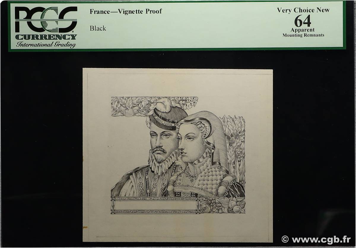 100 ? HENRI II DIANE DE POITIERS Non émis FRANCE  1954 NE.1954.02a pr.NEUF