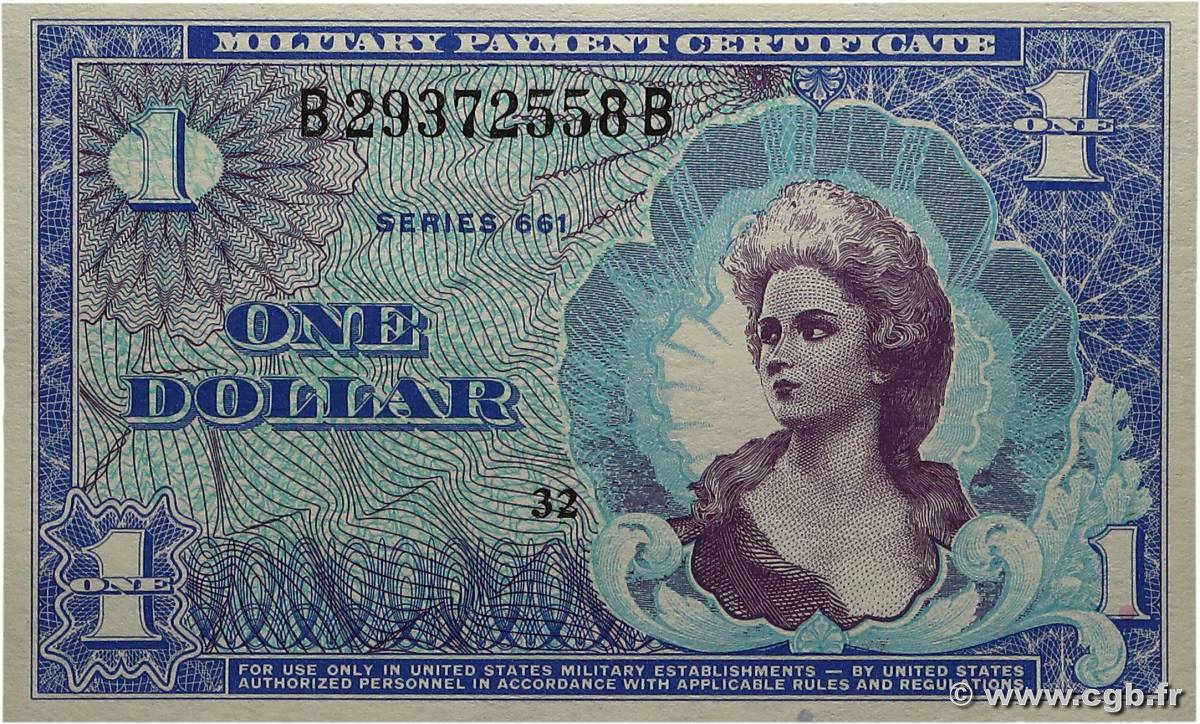 1 Dollar UNITED STATES OF AMERICA  1968 P.M068 UNC
