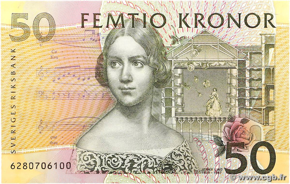 50 Kronor SUÈDE  1996 P.62a pr.NEUF