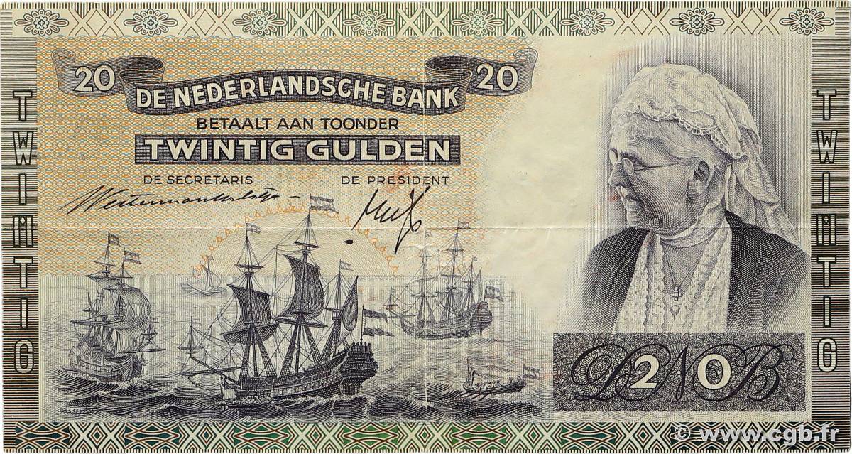 20 Gulden PAYS-BAS  1941 P.054 TTB