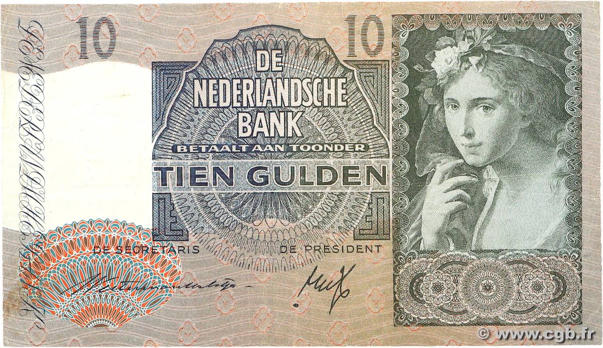 10 Gulden PAYS-BAS  1940 P.056a TB