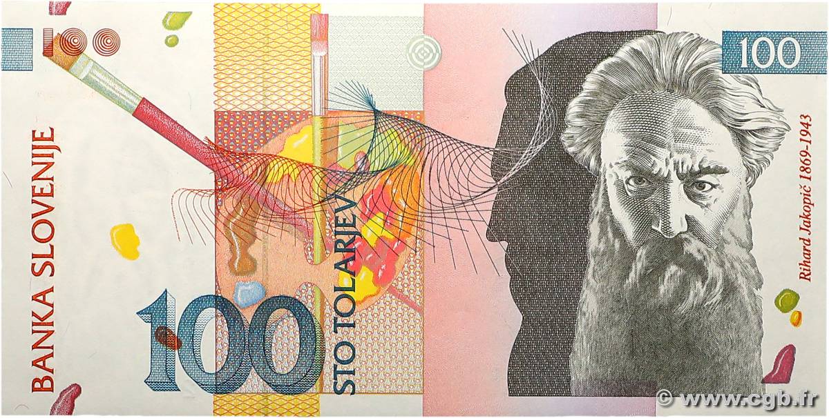100 Tolarjev SLOVENIA  2003 P.31 UNC
