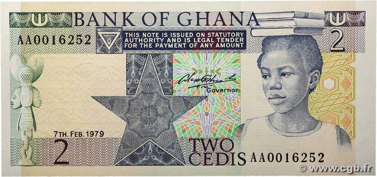 2 Cedis GHANA  1979 P.18a NEUF