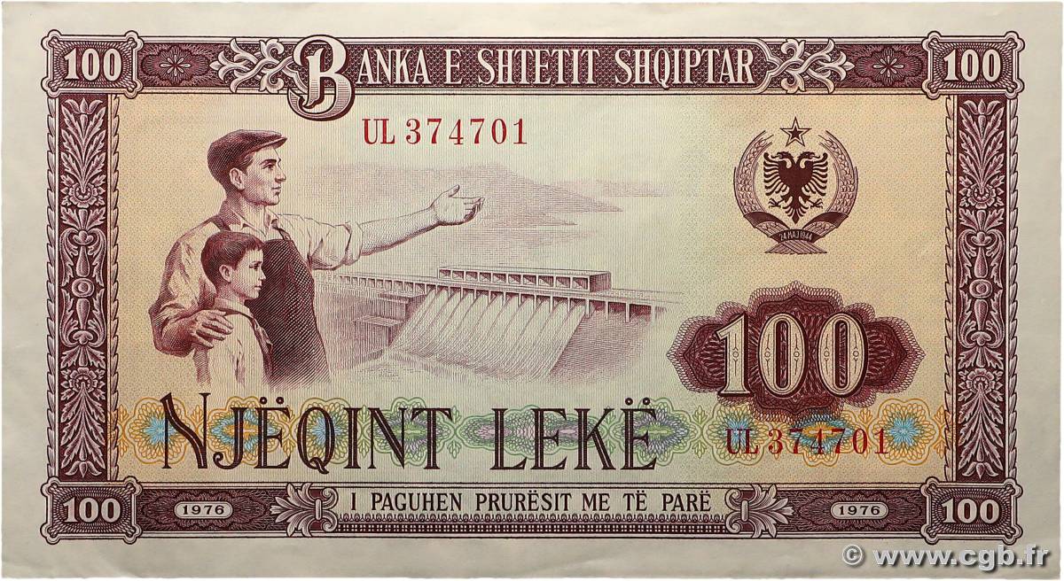 100 Leke  ALBANIE  1976 P.46a SUP