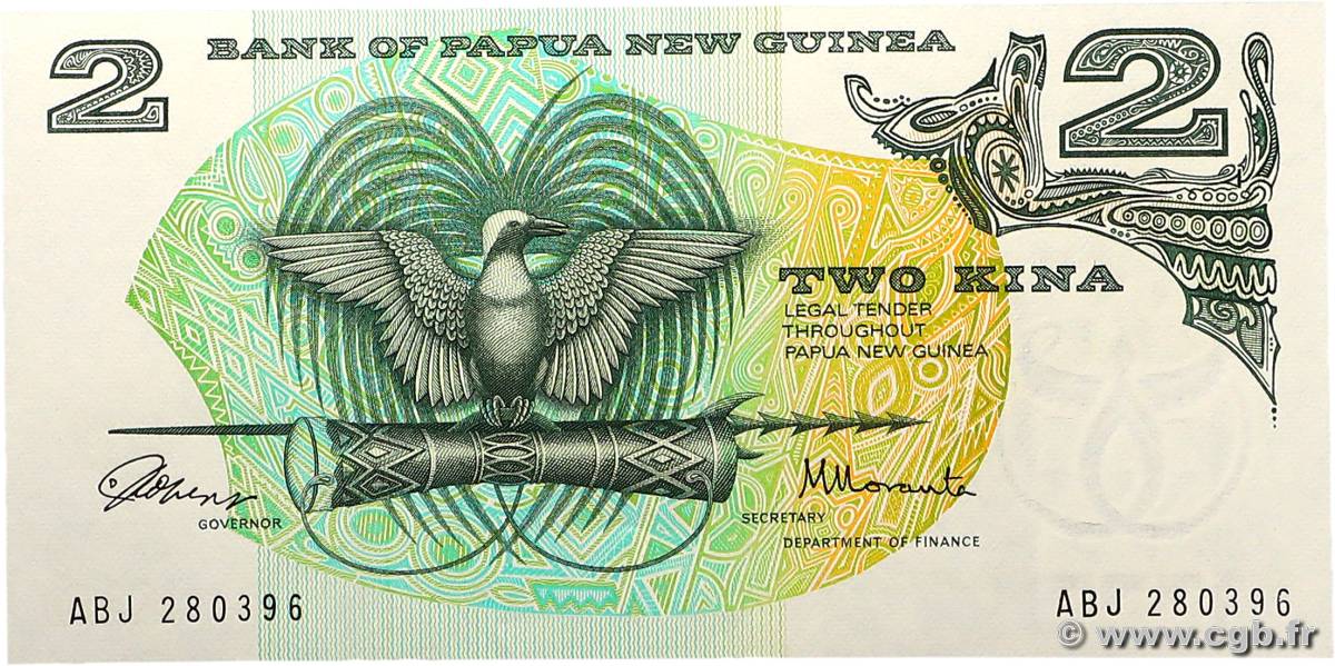2 Kina PAPUA NUOVA GUINEA  1975 P.01a FDC