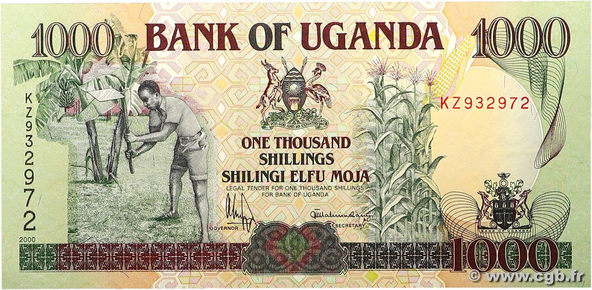 1000 Shillings OUGANDA  2000 P.39a NEUF