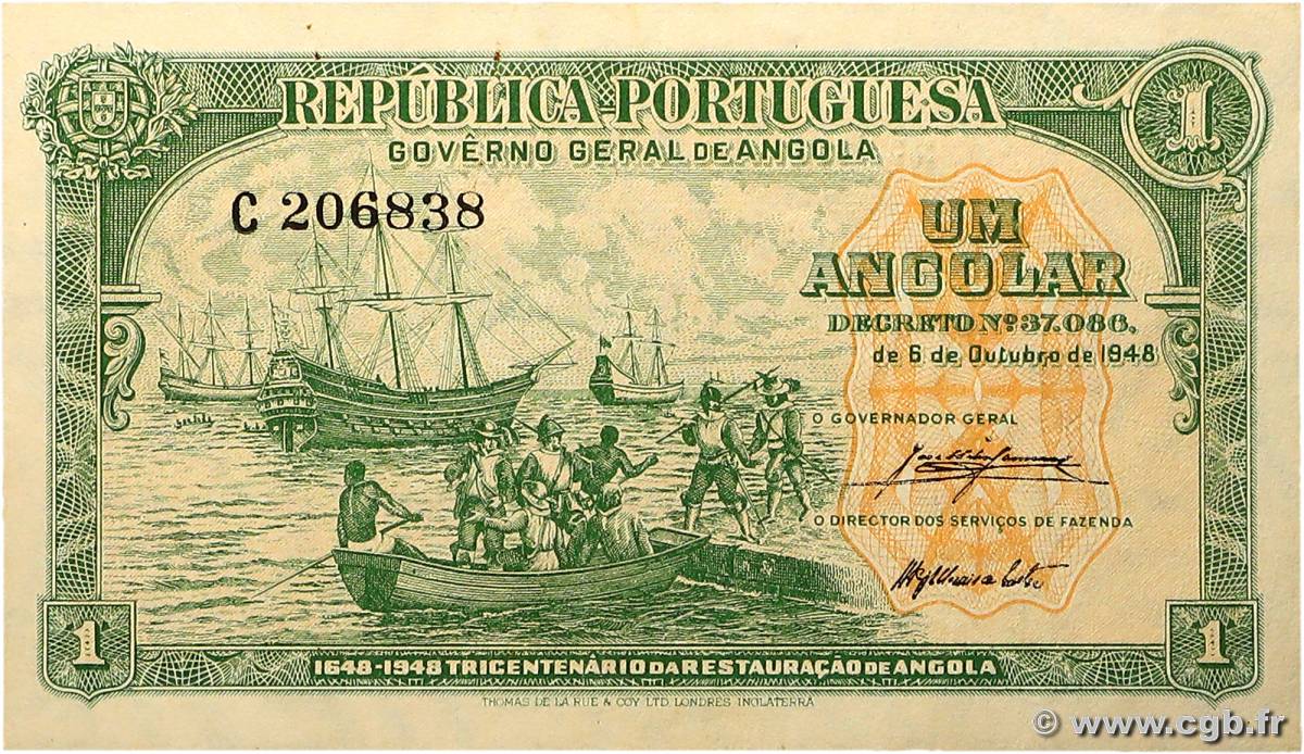 1 Angolar ANGOLA  1948 P.070 UNC-