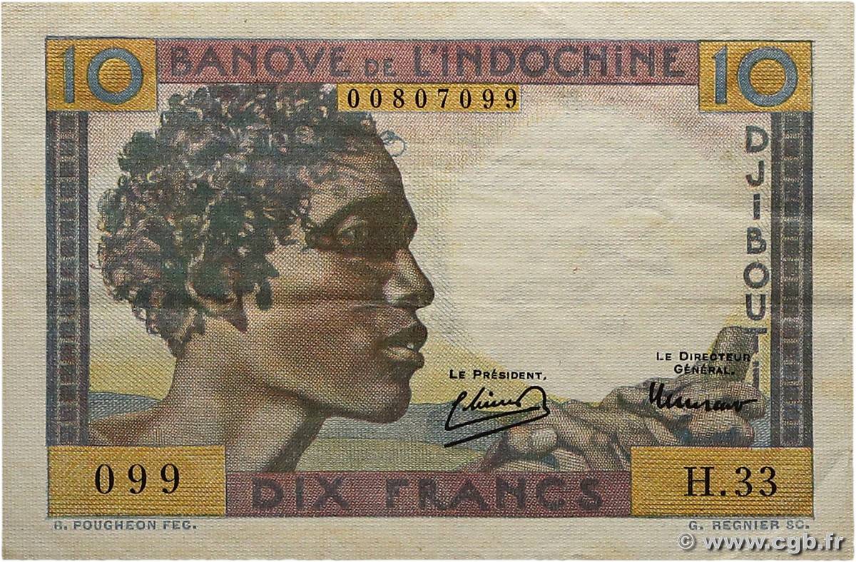 10 Francs DJIBUTI  1946 P.19 q.SPL