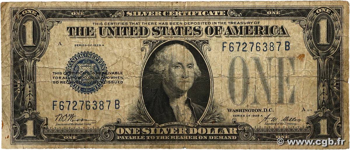 1 Dollar UNITED STATES OF AMERICA  1928 P.412a VG
