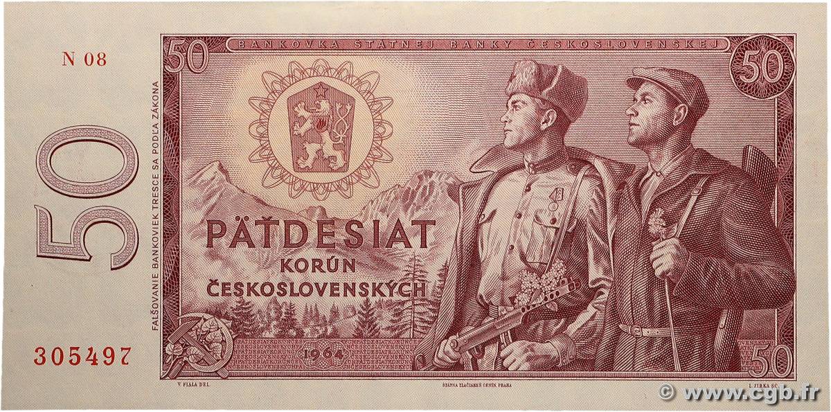 50 Korun TCHÉCOSLOVAQUIE  1964 P.090d NEUF