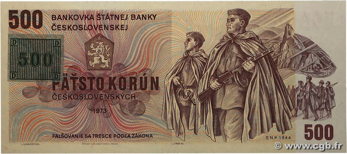 500 Korun CZECH REPUBLIC  1993 P.02c UNC