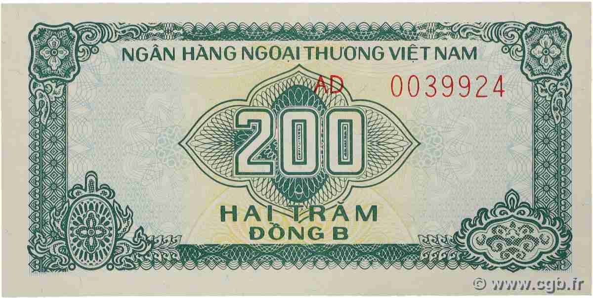 200 Dong VIET NAM  1987 P.FX4 UNC