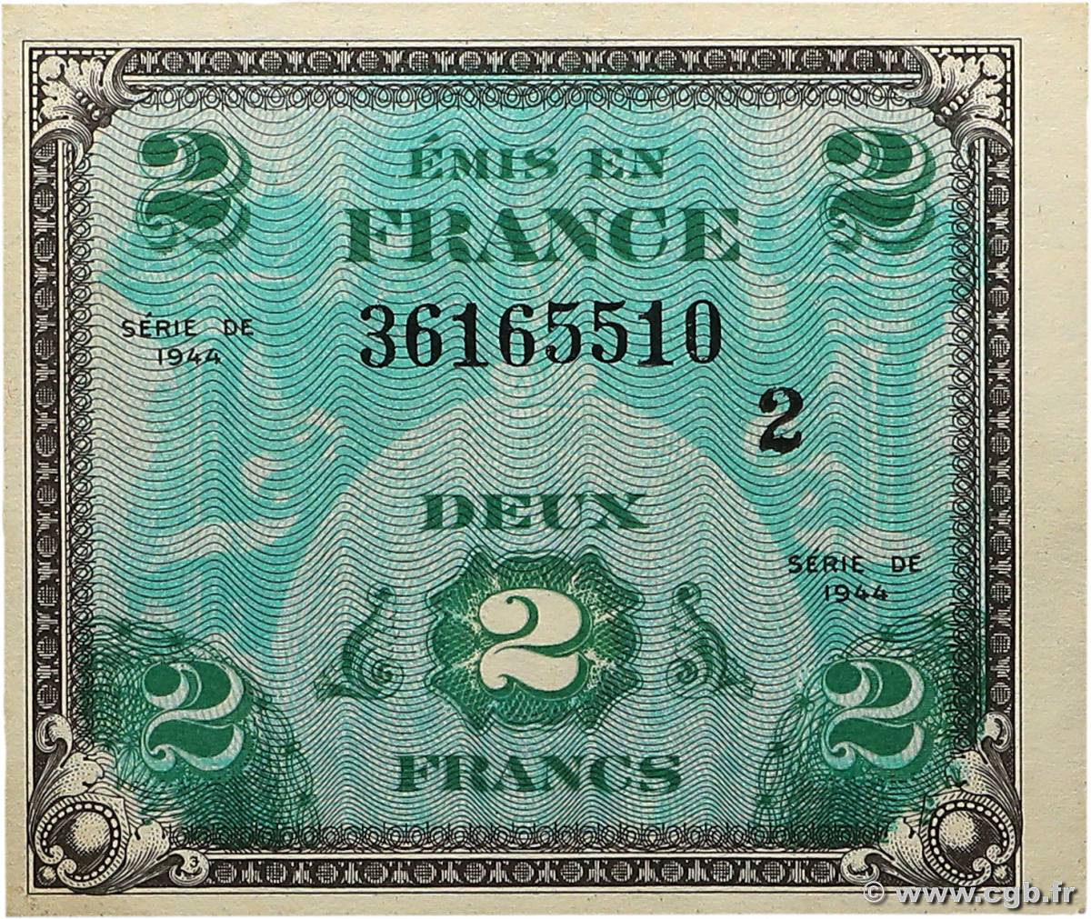 2 Francs DRAPEAU FRANCE  1944 VF.16.02 pr.NEUF