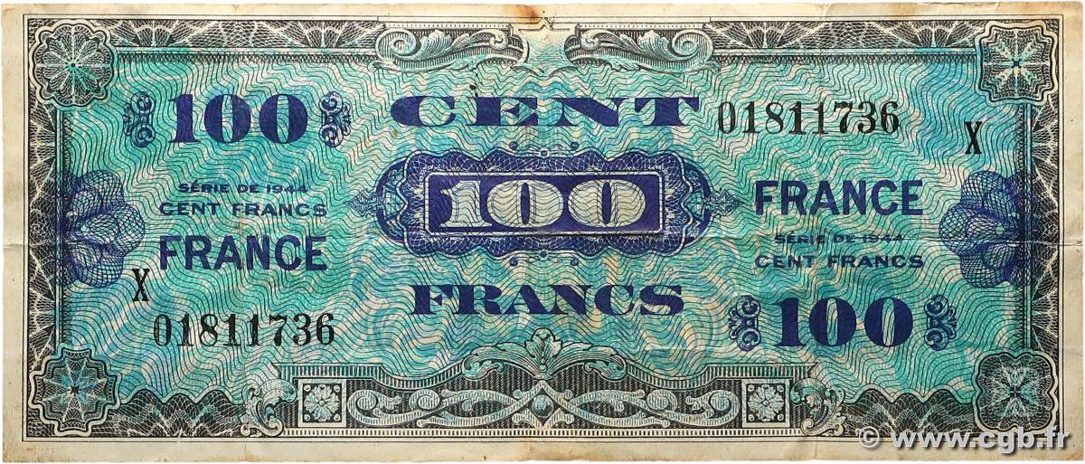 100 Francs FRANCE FRANCE  1945 VF.25.11 TB+