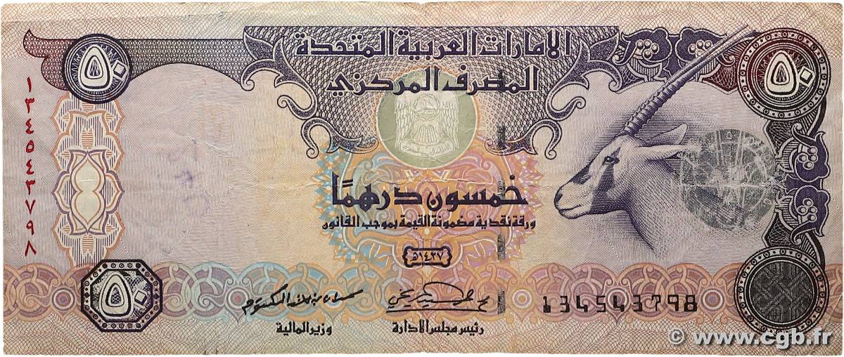 50 Dirhams ÉMIRATS ARABES UNIS  2006 P.27b TB