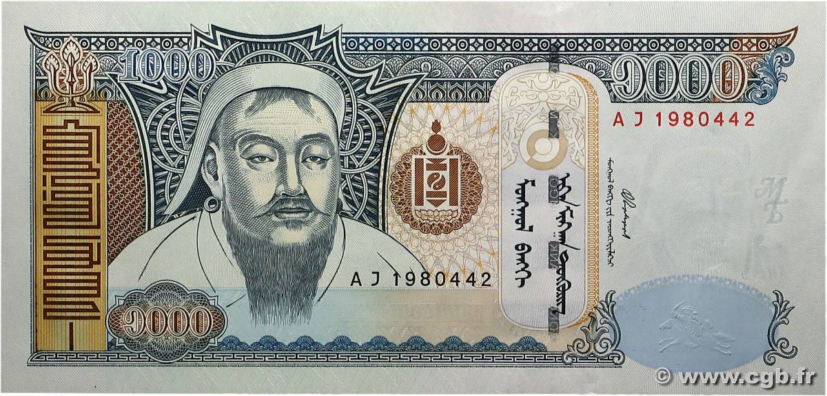 1000 Tugrik MONGOLIE  2003 P.67a fST+